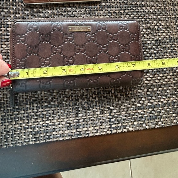 Gucci Brown Guccissima Leather Wallet - Picture 8 of 16